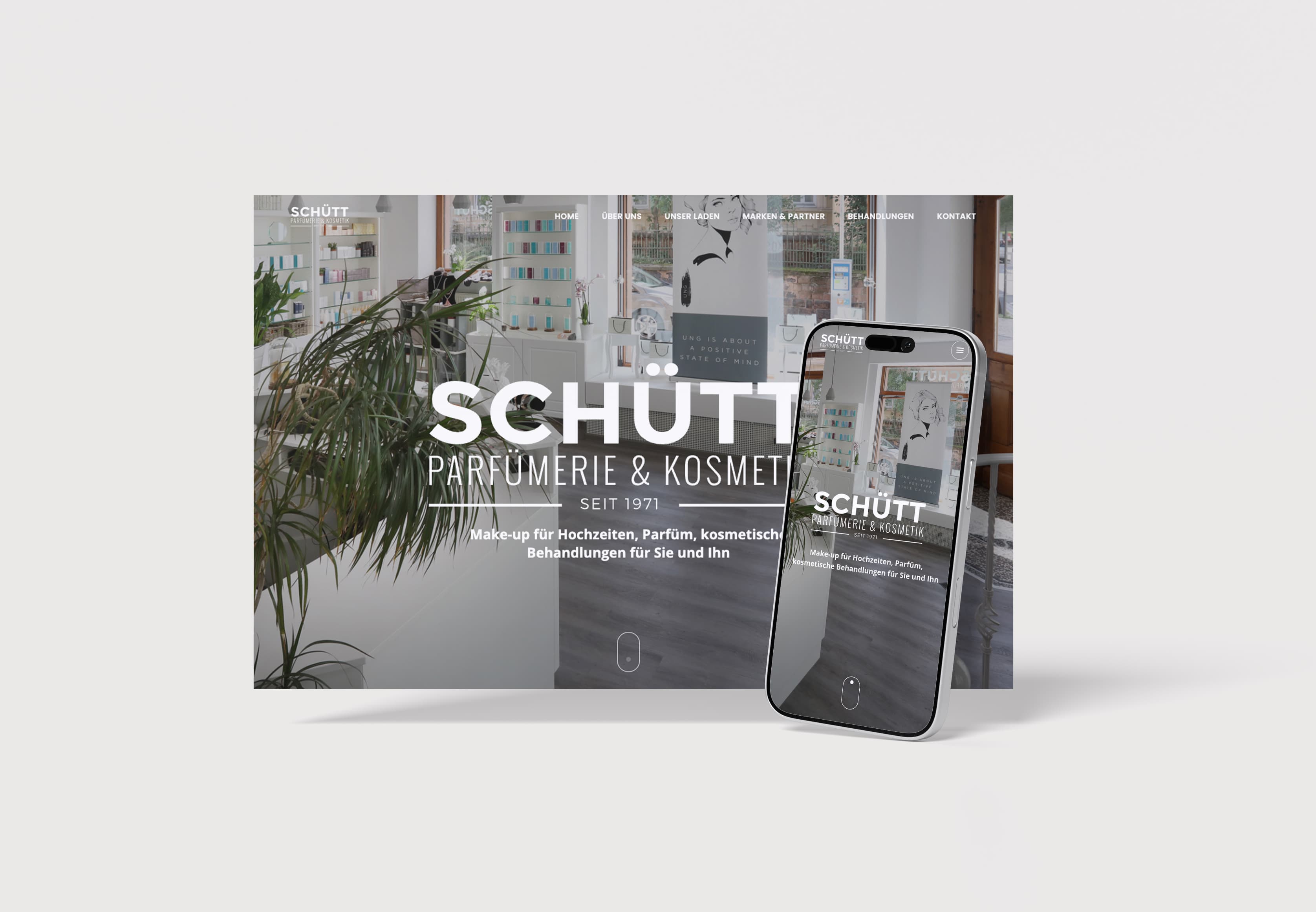 Beispiel einer modernen hochwertigen Website nach der Überarbeitung